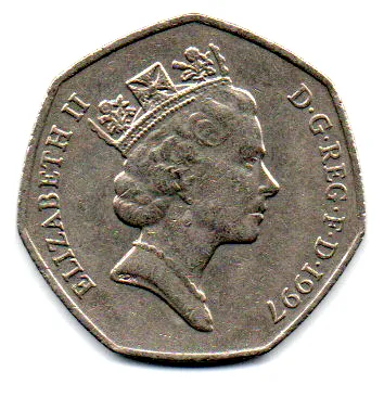 Reino Unido - 1957 - 50 Pence