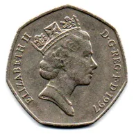 Reino Unido - 1957 - 50 Pence