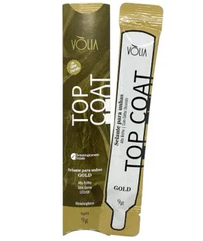 VÒLIA - Sachê - Refil Topcoat Selante - GOLD ( Alto Brilho ) - 9g 