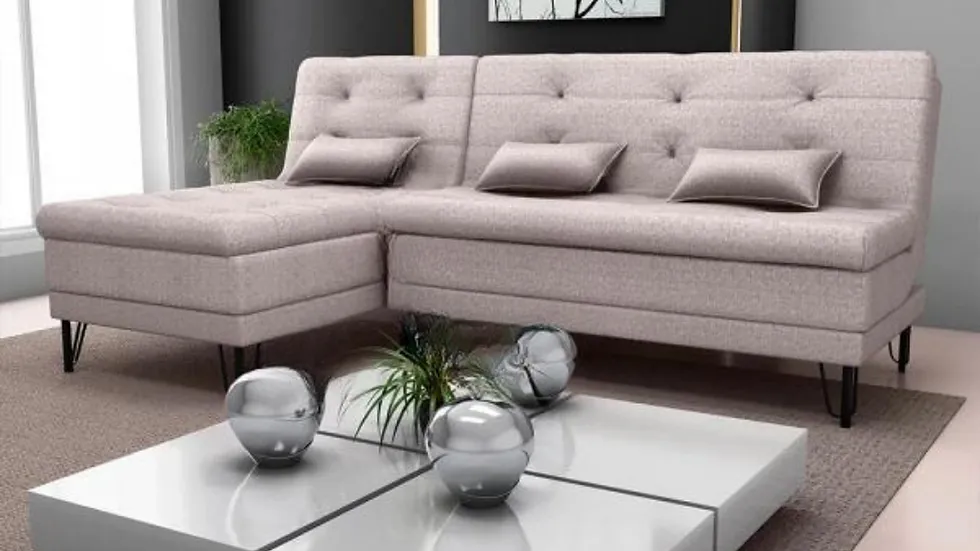Sofá Cama Nice com Chaise 1,30