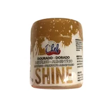 Pó Para Decoração Shine Metálico Dourado 5g