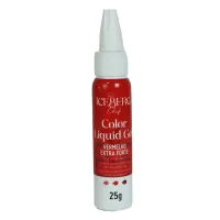 Corante gel vermelho morango 25 g