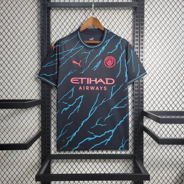Camisa Manchester City III 23/24 Torcedor Masculina Imagem