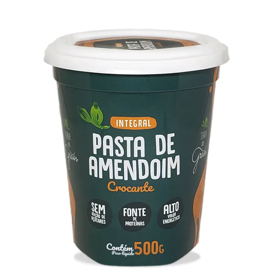 Pasta de Amendoim Crocante - 500g Imagem