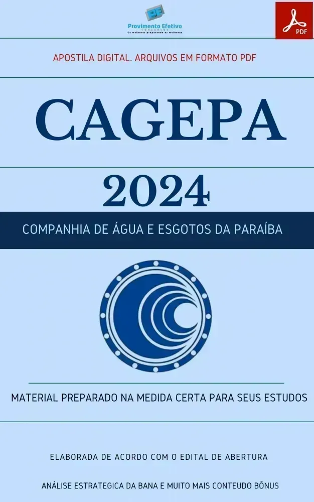 Apostila CAGEPA Engenheiro Eletricista Prova 2024 Imagem