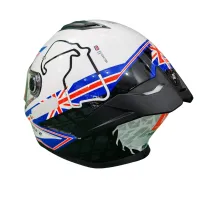 CAPACETE MT STINGER 2 GRAND PRIX UNITED KINGDOM - Foto 4