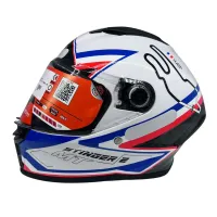 CAPACETE MT STINGER 2 GRAND PRIX UNITED KINGDOM - Foto 6