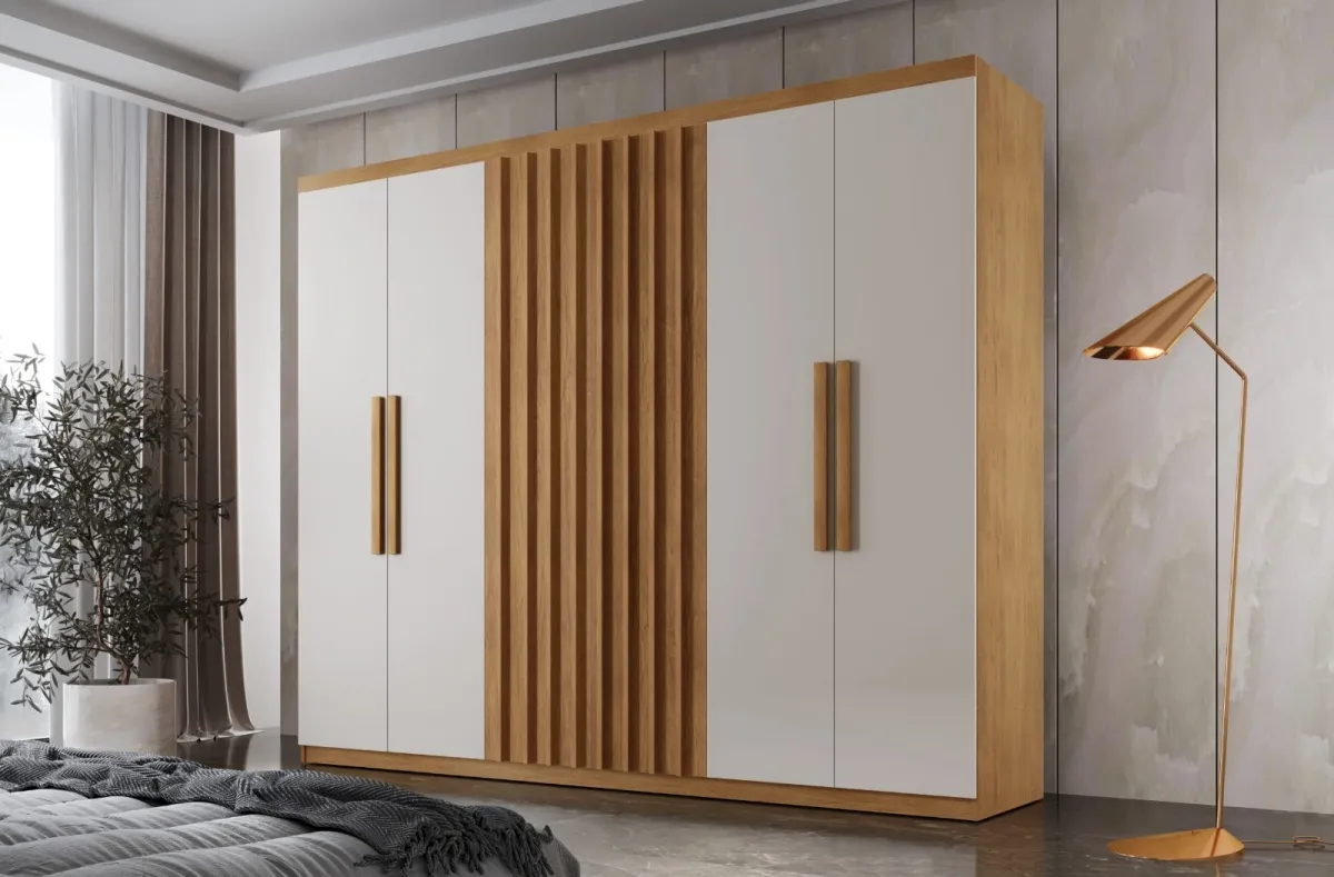 Roupeiro Cairo 6 Portas 1.80 Imagem