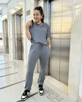 CONJUNTO BÁSICO JOGGER -VERDE G - Foto 5