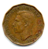 Reino Unido - 1942 - 3 Pence - Foto 2