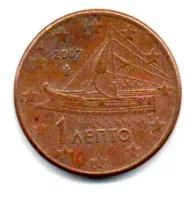 Grécia - 2007 - 1 Euro Cent