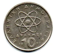 Grécia - 1992 - 10 Drachmai