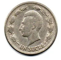 Equador - 1946 - 1 Sucre - Foto 2
