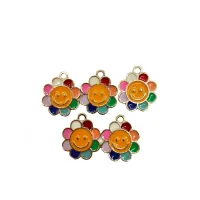 Pingente  florzinha resinada