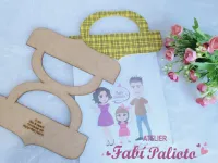 G1.699 Gabarito de Moldes em MDF Solapa 3  - Atividades A4