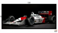 Quadro Decorativo Carro F1 Honda Marlboro Corrida 130x60 Moldura preta 2x2 cm - Foto 3