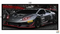 Quadro Decorativo Carro Lamborghini Huracan M2 130x60 Moldura preta 2x2 cm - Foto 3