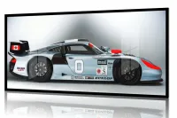 Quadro Decorativo Carro Potente Porsche 130x60 com moldura preta 2x2 cm - Foto 2