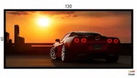 Quadro Decorativo Corvette Adrenalina 130x60 Moldura preta 2x2 cm - Foto 3