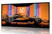 Quadro Decorativo F1 Corrida Carro GP 130x60 moldura preta 2x2 cm - Foto 2