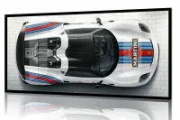 Quadro Decorativo Porsche Conceito Sport 130x60 Moldura preta 2x2 cm - Foto 2