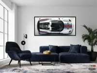 Quadro Decorativo Porsche Conceito Sport 130x60 Moldura preta 2x2 cm - Foto 4