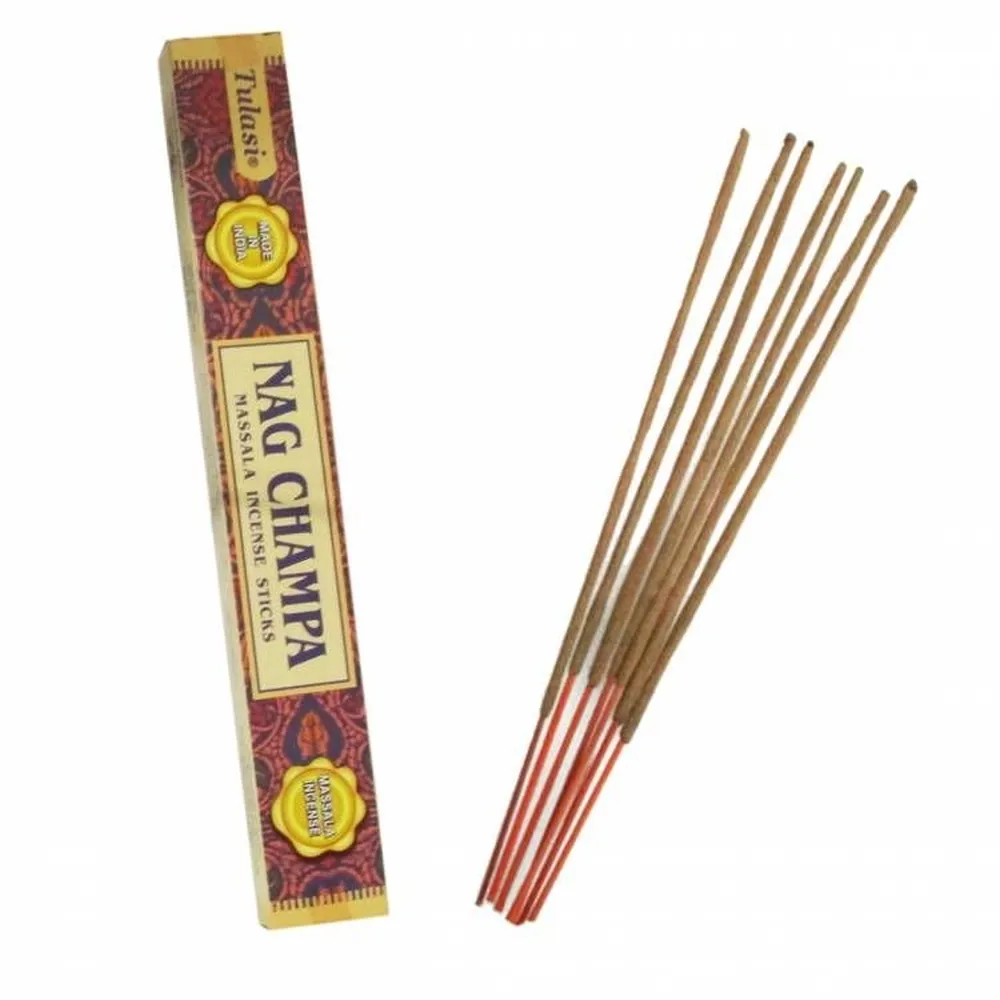 Incenso Nag Champa Tulasi - 7 Varetas Imagem