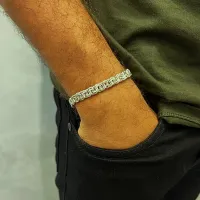 Pulseira de prata 950 - Madrid - PUL273 - Foto 4