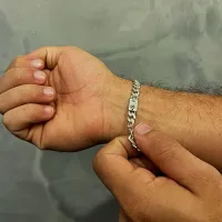 Pulseira de prata 950 masculina - PUC100 - Foto 3