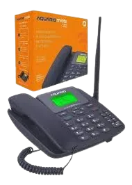 Telefone Celular Fixo Rural De Mesa Aquário Ca-42s 2g Antena Interna Imagem