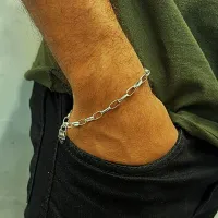 Pulseira para Consagração - prata 950  - PU321 - Foto 3