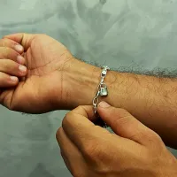 Pulseira para Consagração - prata 950  - PU321 - Foto 4