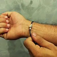 Pulseira moments em couro - 240840  - Foto 2