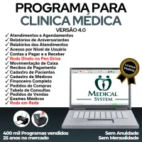 Programa Consultório e Clinica Médica com Agendamento, Vendas e Financeiro v4.0 — imagem principal