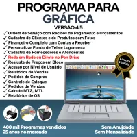 Programa OS Gráfica Rápida, Vendas e Financeiro v4.5 — imagem principal