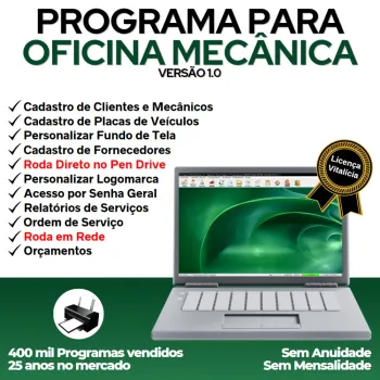       Programa Ordem de Serviço Oficina Mecânica v1.0