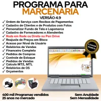 Programa OS Marcenaria com Ordem de Serviço e Financeiro v4.9 — imagem principal