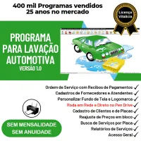 Programa para Lavagem Automotiva com Ordem de Serviços v1.0 — imagem principal