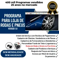 Programa para Loja de Rodas e Pneus com Vendas e Estoque v1.0 — imagem principal