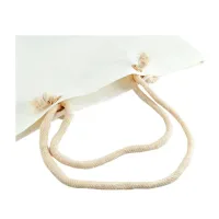 Bolsa Tipo Canvas com Alça de Corda 25,5 x 40,0 cm - Foto 2