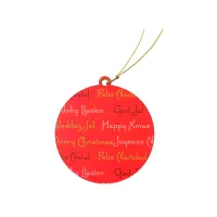 Pingente de MDF Texturizado ( 7,5cm ) - Foto 3