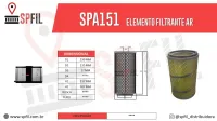 ELEMENTO FILTRANTE AR SPA151