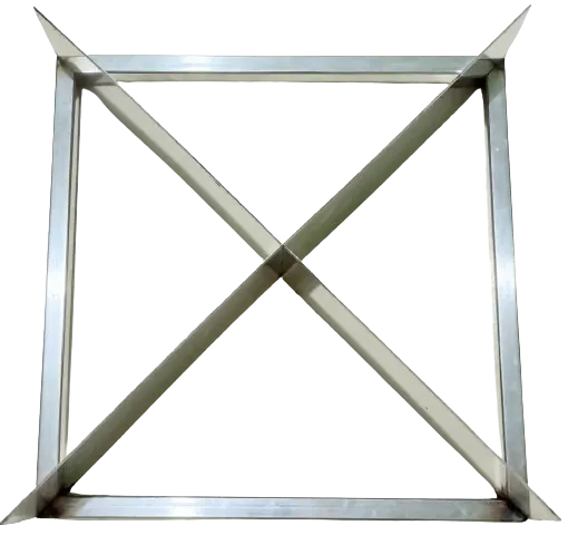  Cortador em X  fatias múltiplas de 4 para pizzas, bolos e pudins - CBPXB4