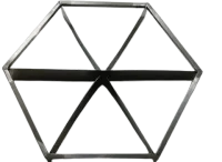  Cortador em X  fatias múltiplas de 4 para pizzas, bolos e pudins - CBPXB4 - Foto 2