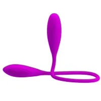 Vibrador Duplo Flexível SNAKY VIBE 7 Vibrações USB - BI-014327 - Foto 3