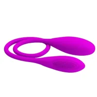 Vibrador Duplo Flexível SNAKY VIBE 7 Vibrações USB - BI-014327 - Foto 4