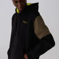 Moletom com Capuz  Fila Classics Colorblock Masculino - Preto - Foto 6