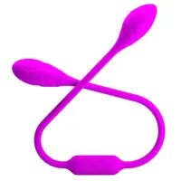 Vibrador Duplo Flexível SNAKY VIBE 12 Vibrações USB - BI-014327-5 - Foto 3