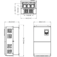 Inversor de Frequência Weg CFW500 Trifásico 75CV 380V 105A  - 15734119 - Foto 3