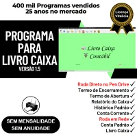 Programa Livro Caixa Contabil v1.5 — imagem principal